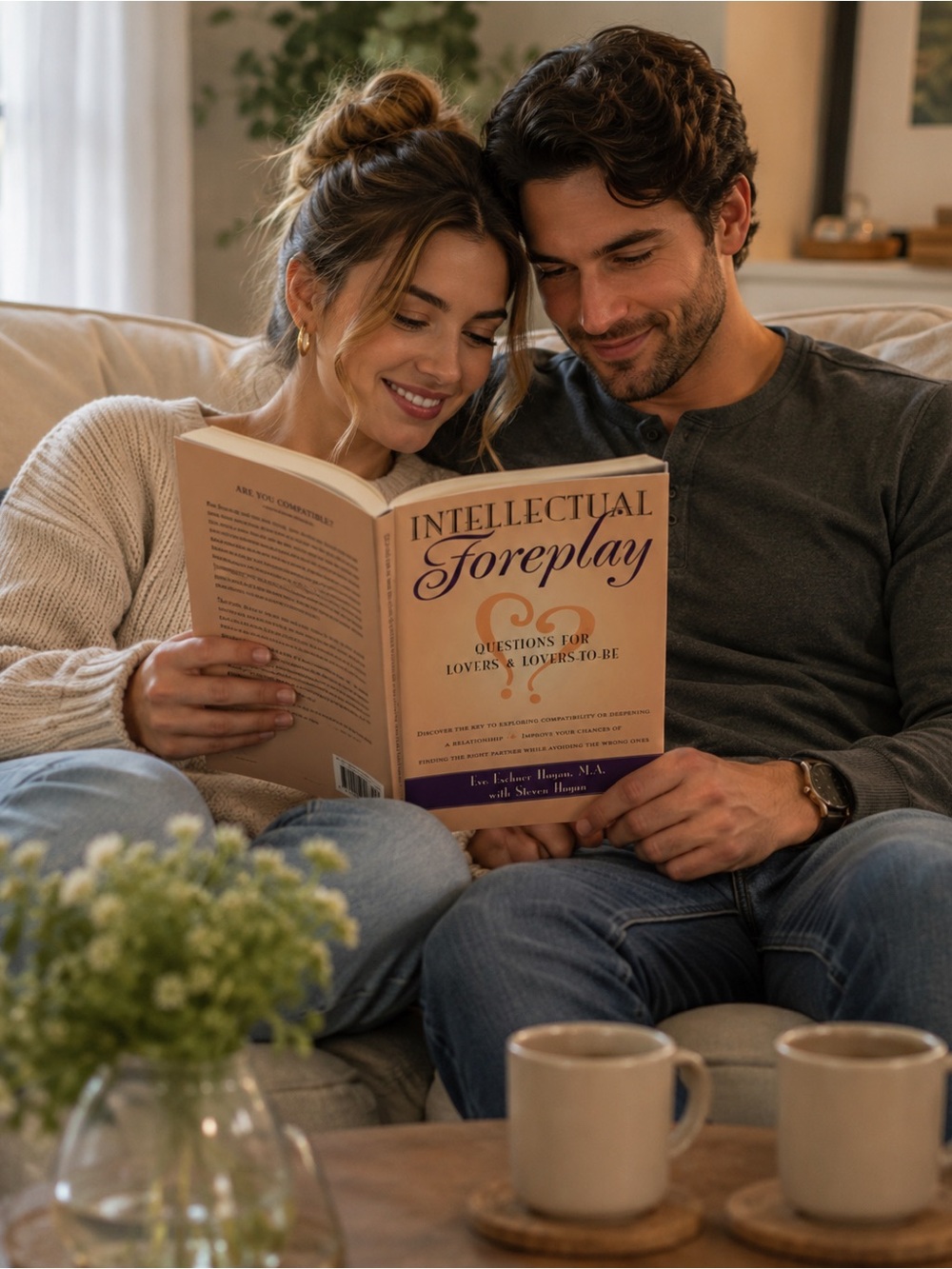 Intellectual Foreplay by Eve Eschner Hogan - Peach & Purple Paperback